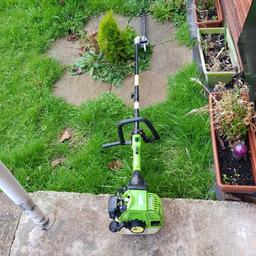 Petrol adjustable hedge trimmer selling for a family member.