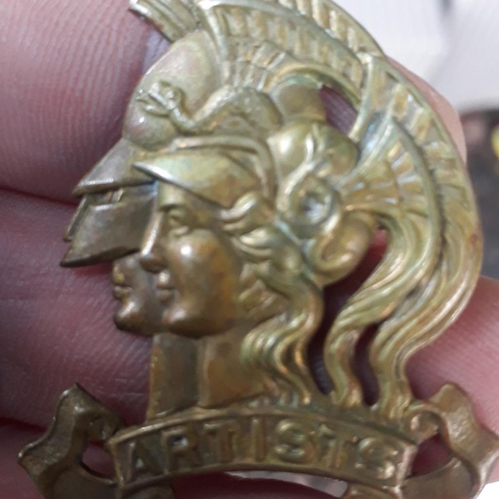 WW1 ARTISTS RIFLES BRASS CAP BADGE 21 ST SAS in TN21 Wealden for £4.00 ...