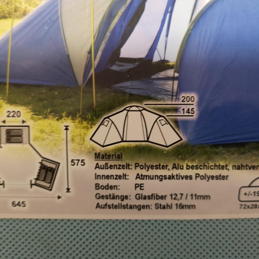 behr zelt Behr-Eco-Shelter Sport & Freizeit Modell:Sam YL-61F Flow / Trail Look 765 Optimum im