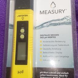 Measury EC Meter Tester TDS Messgerät für Osmoseanlage, Aquarium und Trinkwasser, Leitwertmessgerät mit Thermometer, Leitfähigkeitsmessgerät
Selbstabholung oder
Warenversand € 2,50