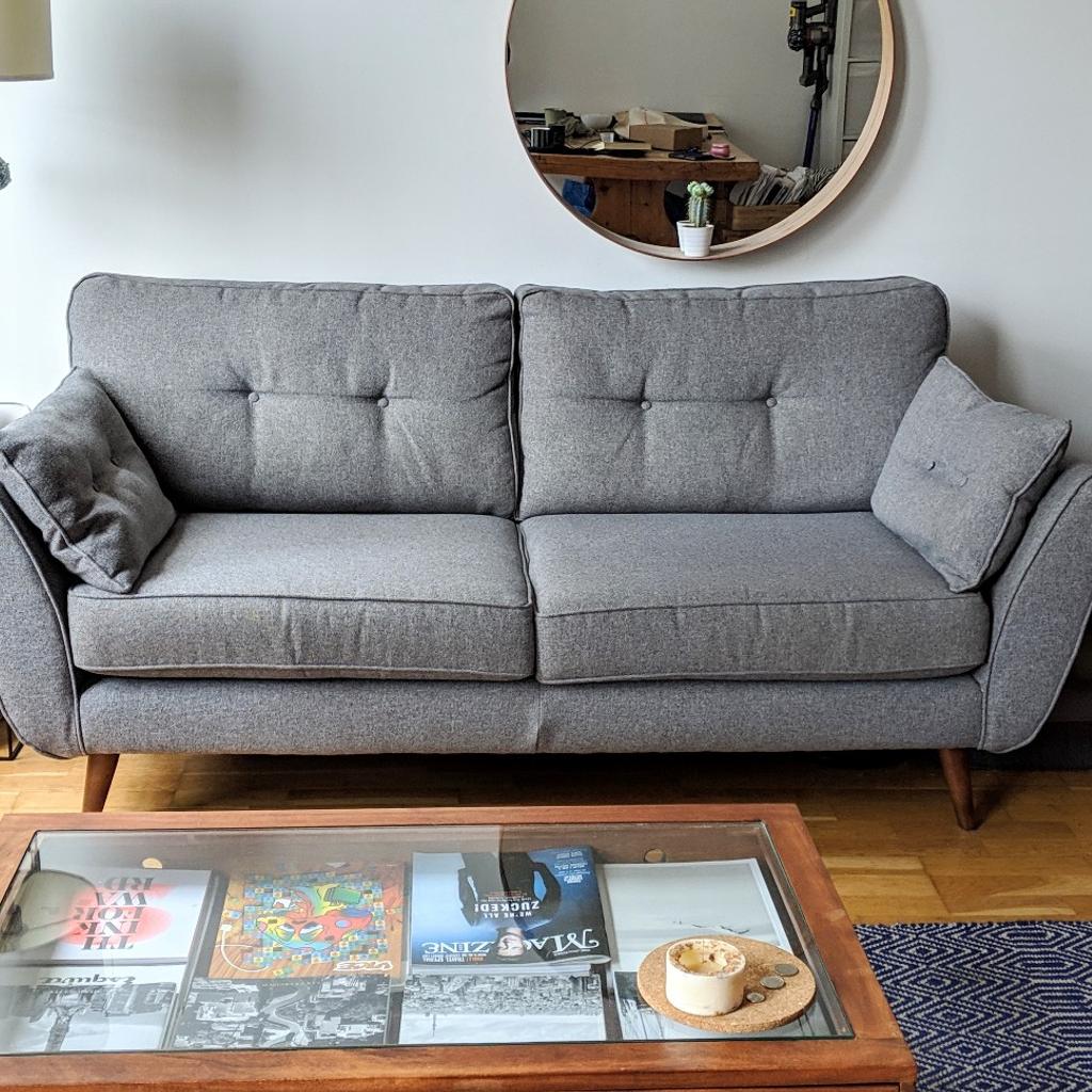 French Connection Zinc 3seater sofa in E8 Hackney for £380.00 for sale