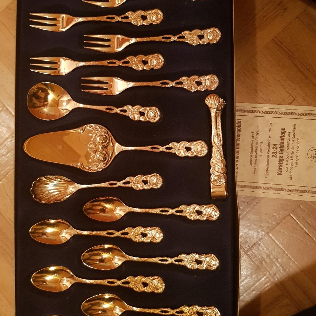 NEU..SOLINGEN Besteck 24 Karat hartvergoldet in 76437 Rastatt für 80,00 € zum Verkauf