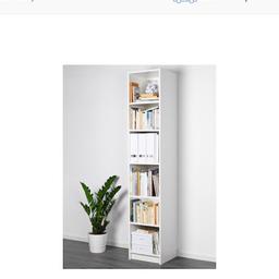 Same as the one in the picture from the ikea website. White bookcase in great condition