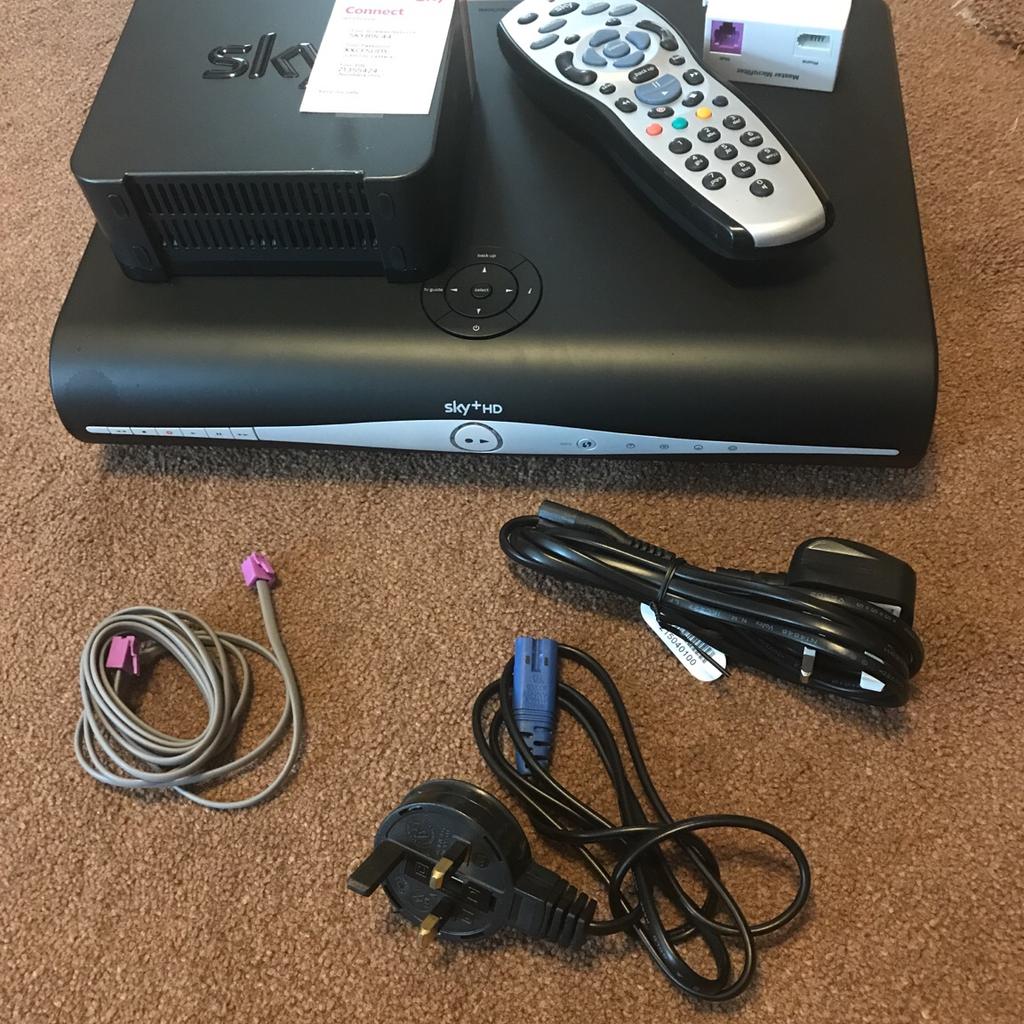 Sky+ HD Box, Router, Remote and cables in CH66 Port for £5.00 for sale