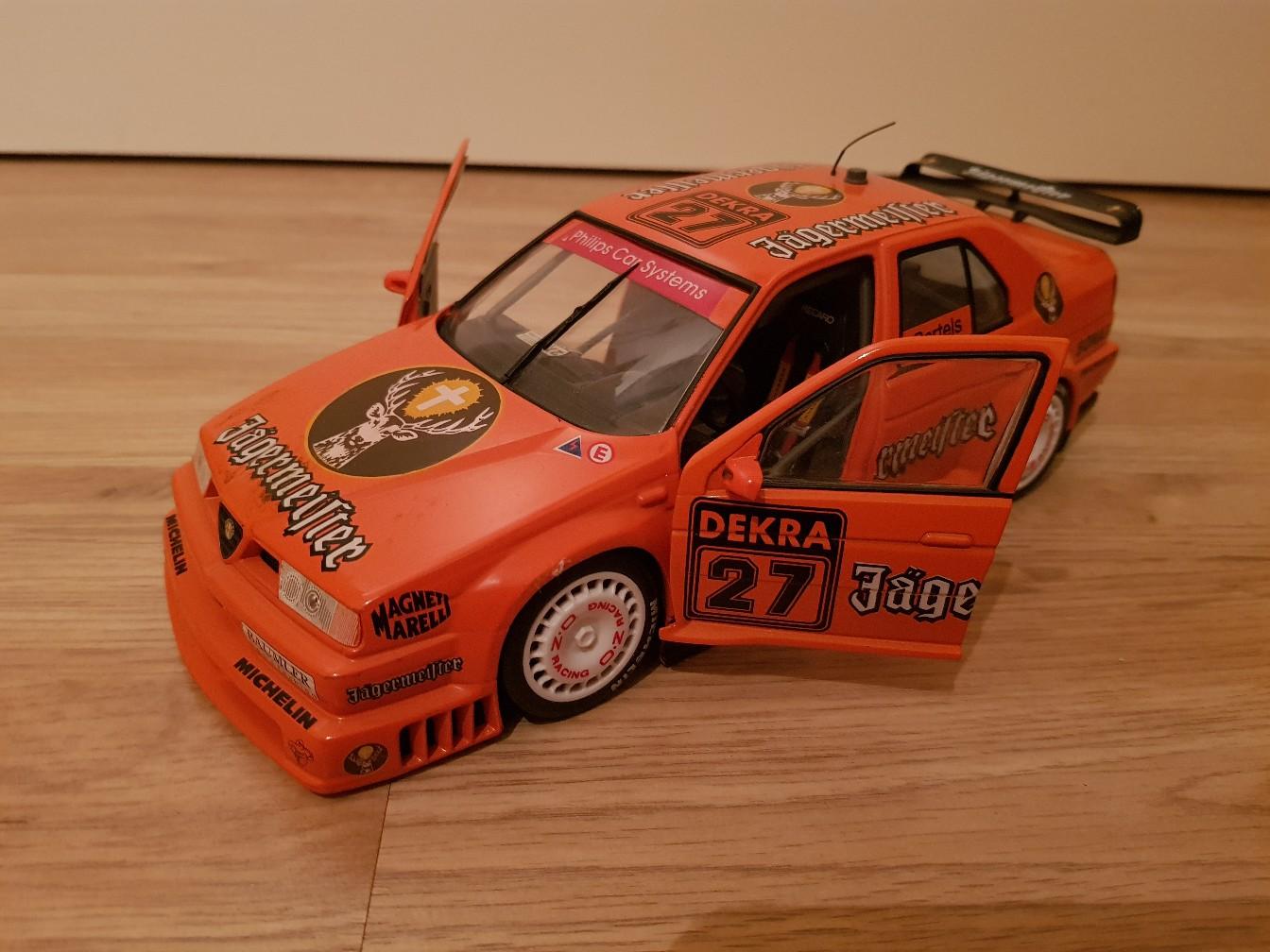 hpi Alfaromeo 155 V6 1994 DTM ♯27 1/18 - obstruction.lighting.aero