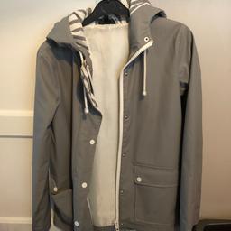 Topshop grey raincoat 
Immaculate condition 
Size 10