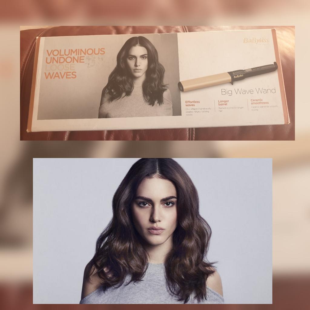 BaByliss 2386U Big Wave Curling Wand in TF3 Telford for 10.00 for