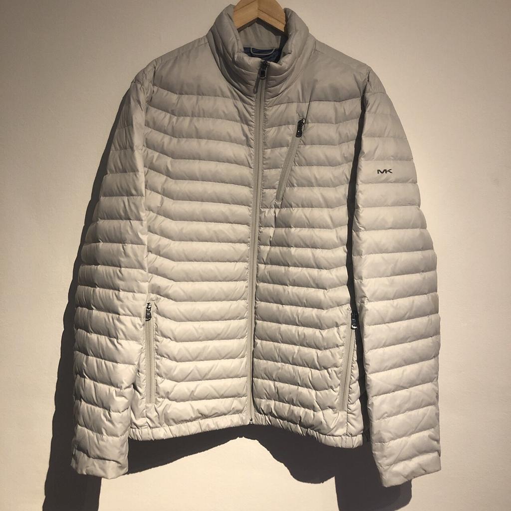 Michael kors deals jacket mens silver