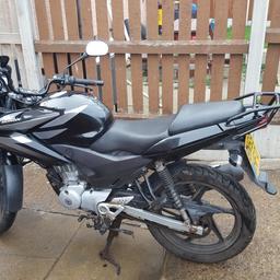 Honda cbf 125
Excellent runner, good commuter, smooth ride, ideal 1st bike.
12month m.o.t
Just had new front tyer
New battery
New spark plug
New rear wheel bearing
£800 