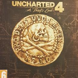 Uncharted 4 game still with all stickers & book as new