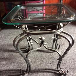 Small table great for coffee and room side table 
Good condition 
Glass and vintage look 
Add elegance to your room. 
Ready to be collected any time