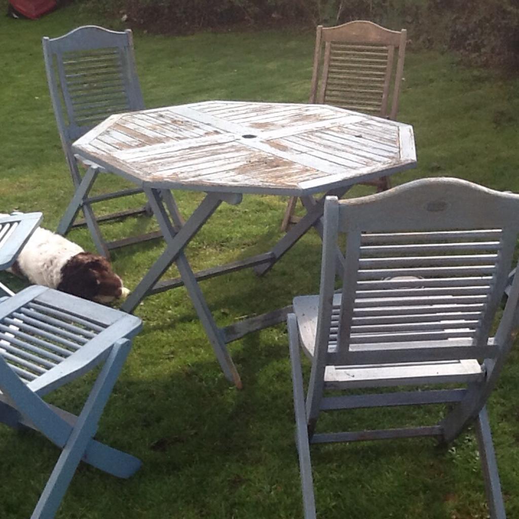 Garden table and chairs firman brand in WA7 Runcorn for £35.00 for sale ...
