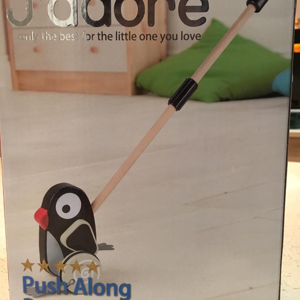 Push along wooden penguin toddler toy in London for £4.00 for sale Shpock