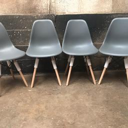 4x grey chairs