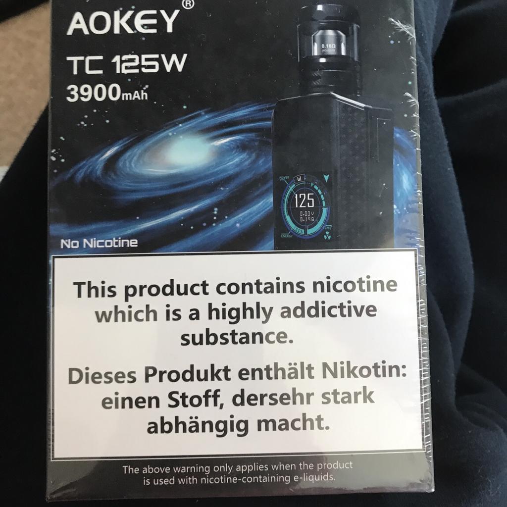 Aokey 125w vape tank and mod. Brand new in UB7 Hillingdon for 40.00 for  sale | Shpock