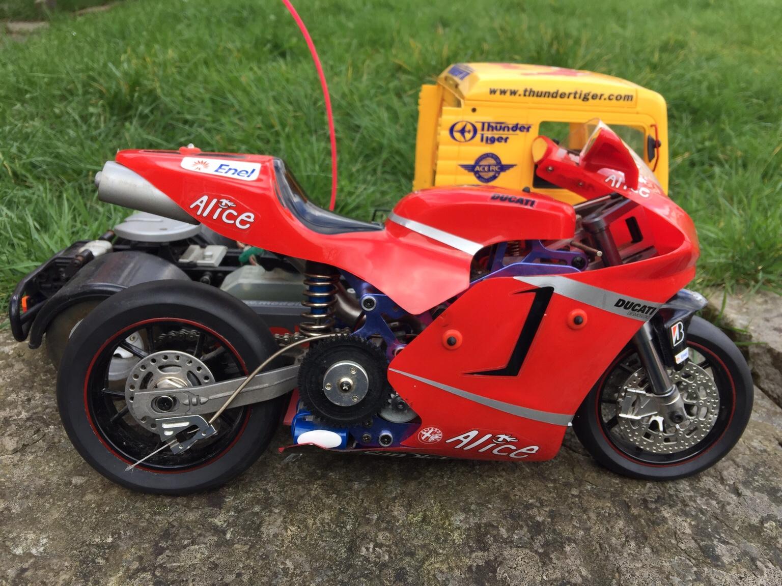RC Nitro Ducati motorbike + nitro MAN truck in OL11 Rochdale for £350. ...