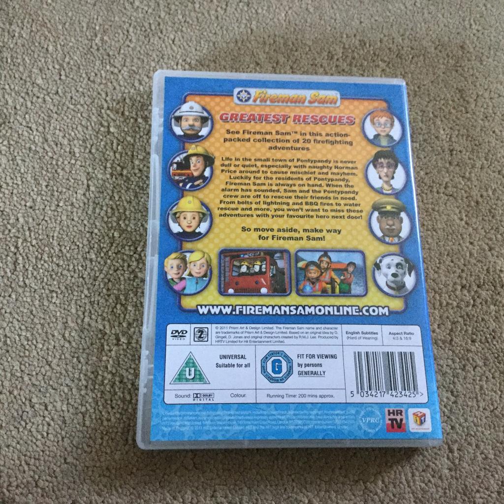 Fireman Sam Greatest Rescues DVD in ME5 Chatham für 1,00 £ zum Verkauf ...