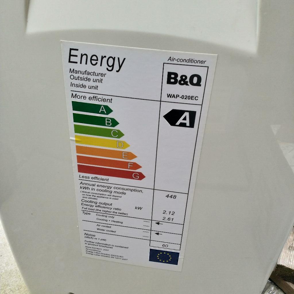 Portable Air conditioner WAP020ec B&Q brand in DA3 Sevenoaks for £150.00 for sale Shpock