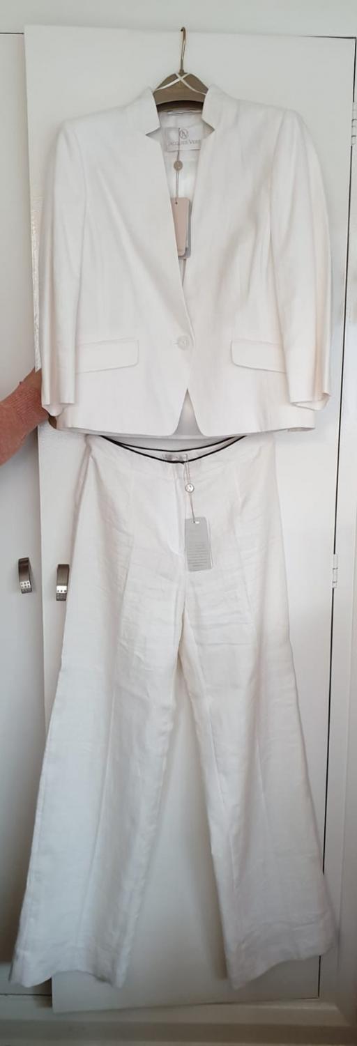 Buy & Sell West Sussex Worthing - Photos for Jacques Vert Cream Linen Trousers & Jacket