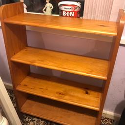 Good condition book shelf, would be perfect for someone wanting to up cycle it.
Collection only