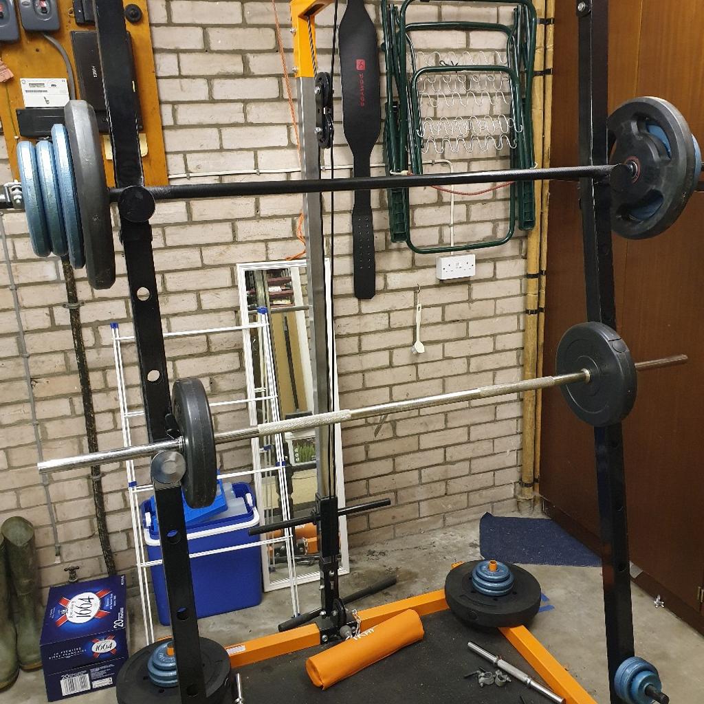 Mirafit m1 barbell squat rack and cable multi station new arrivals