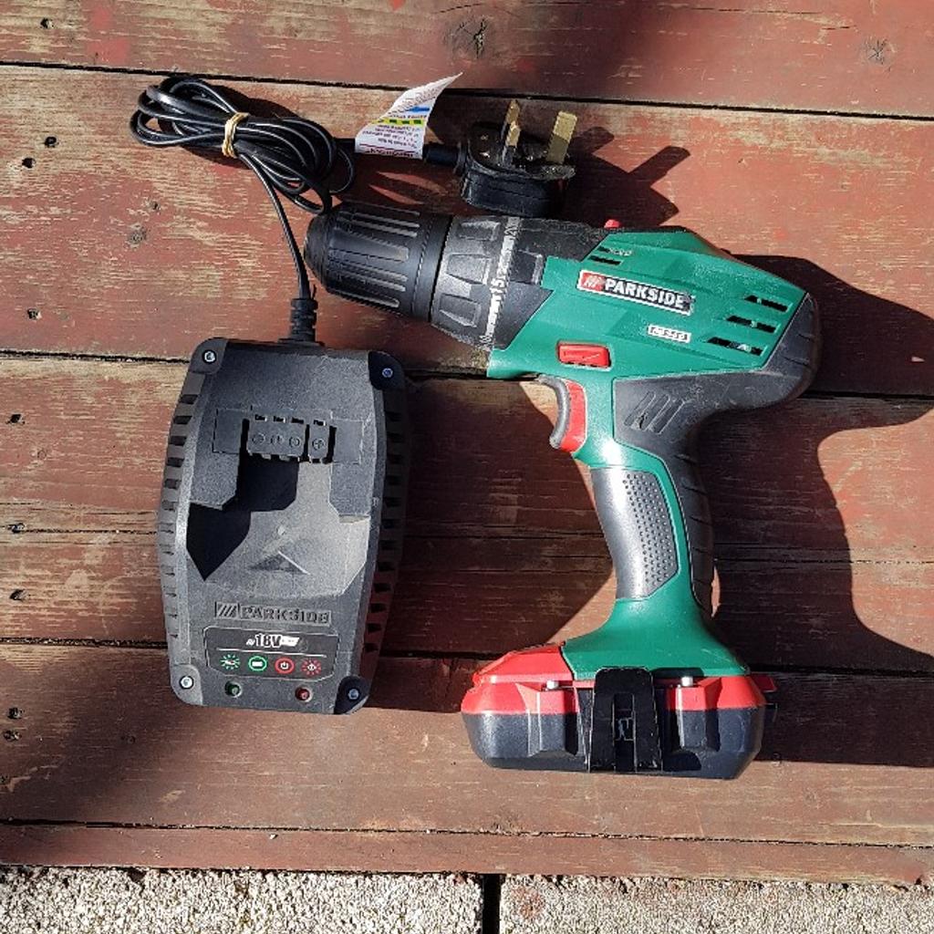 PARKSIDE CORDLESS 18V DRILL BATTERY/CHARGER in BD5 Bradford for £30.00