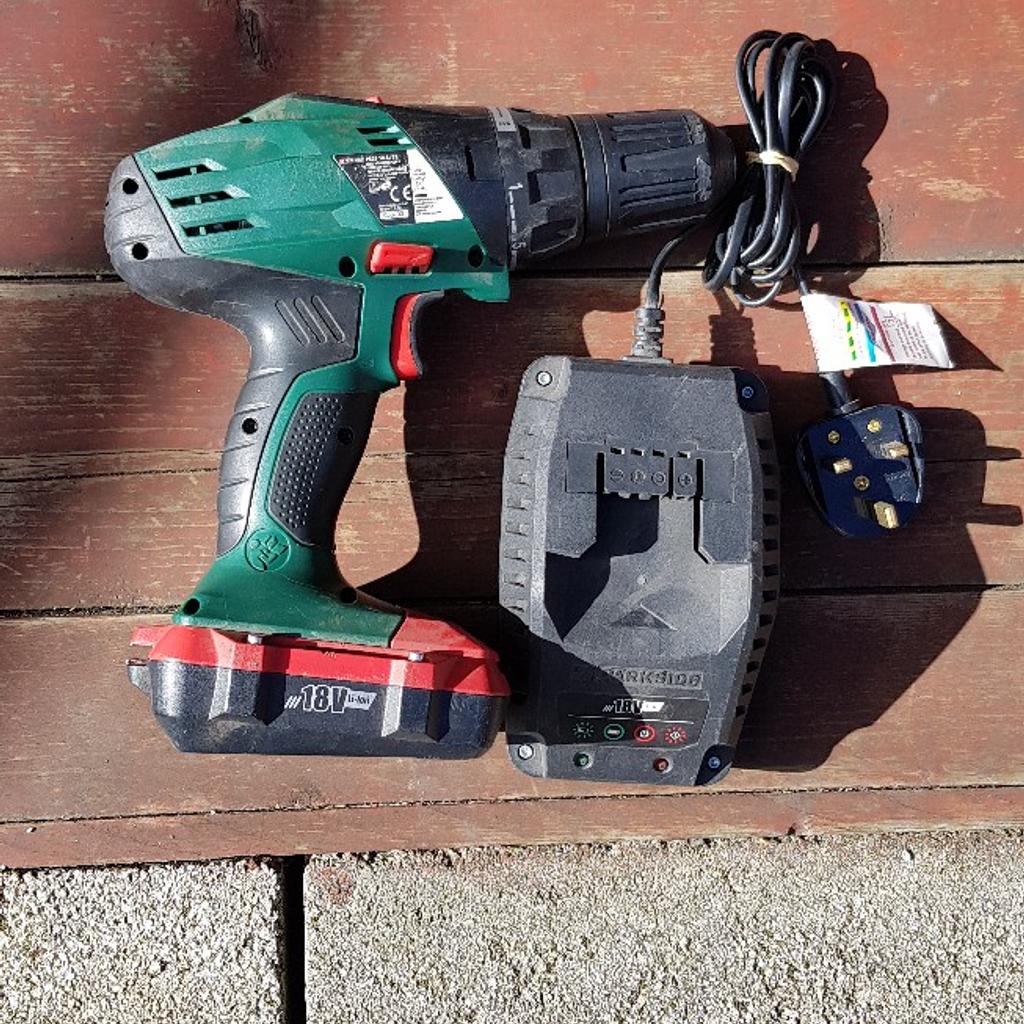 PARKSIDE CORDLESS 18V DRILL BATTERY/CHARGER in BD5 Bradford for £30.00