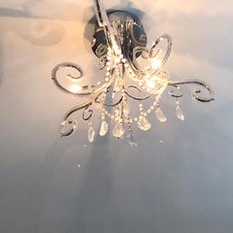 Ceiling light originally cost over 80 pounds
Perfect condition 
Only selling due to house move 
Priced for quick sale 
Collection from south bucks