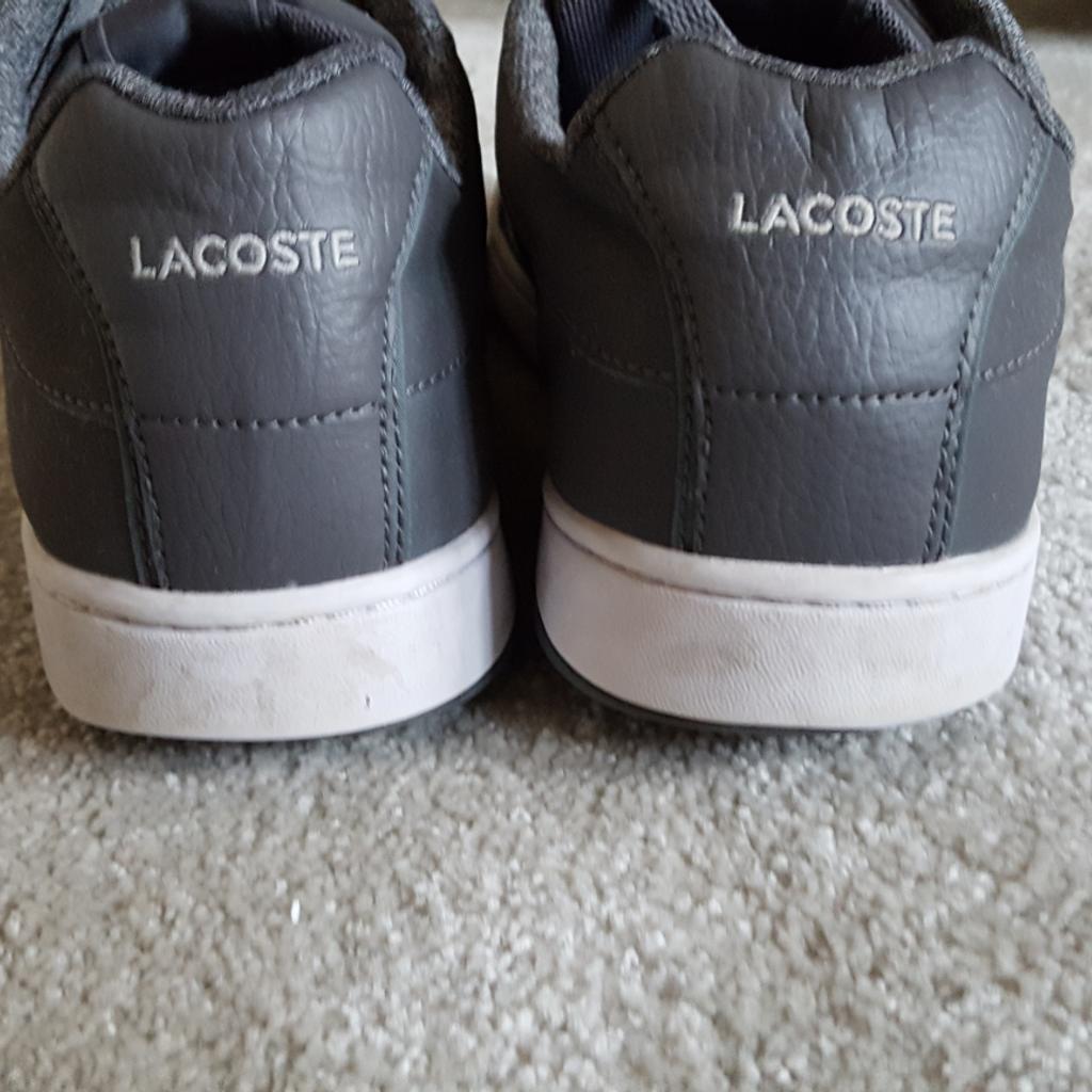 Lacoste deviation clearance leather black