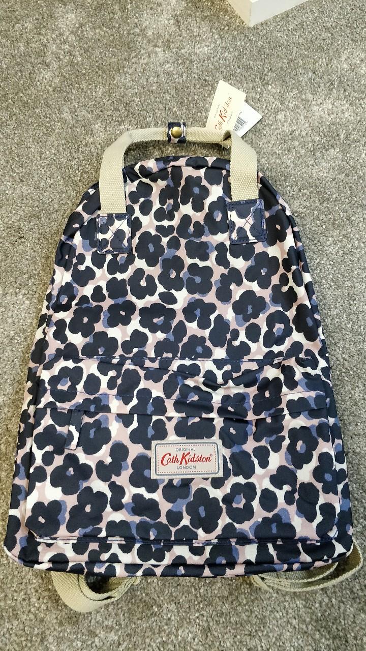 Cath kidston leopard online flower backpack