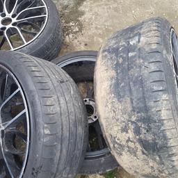 Straight and good condition 19 inch 
2 tyres good,2 need to be change