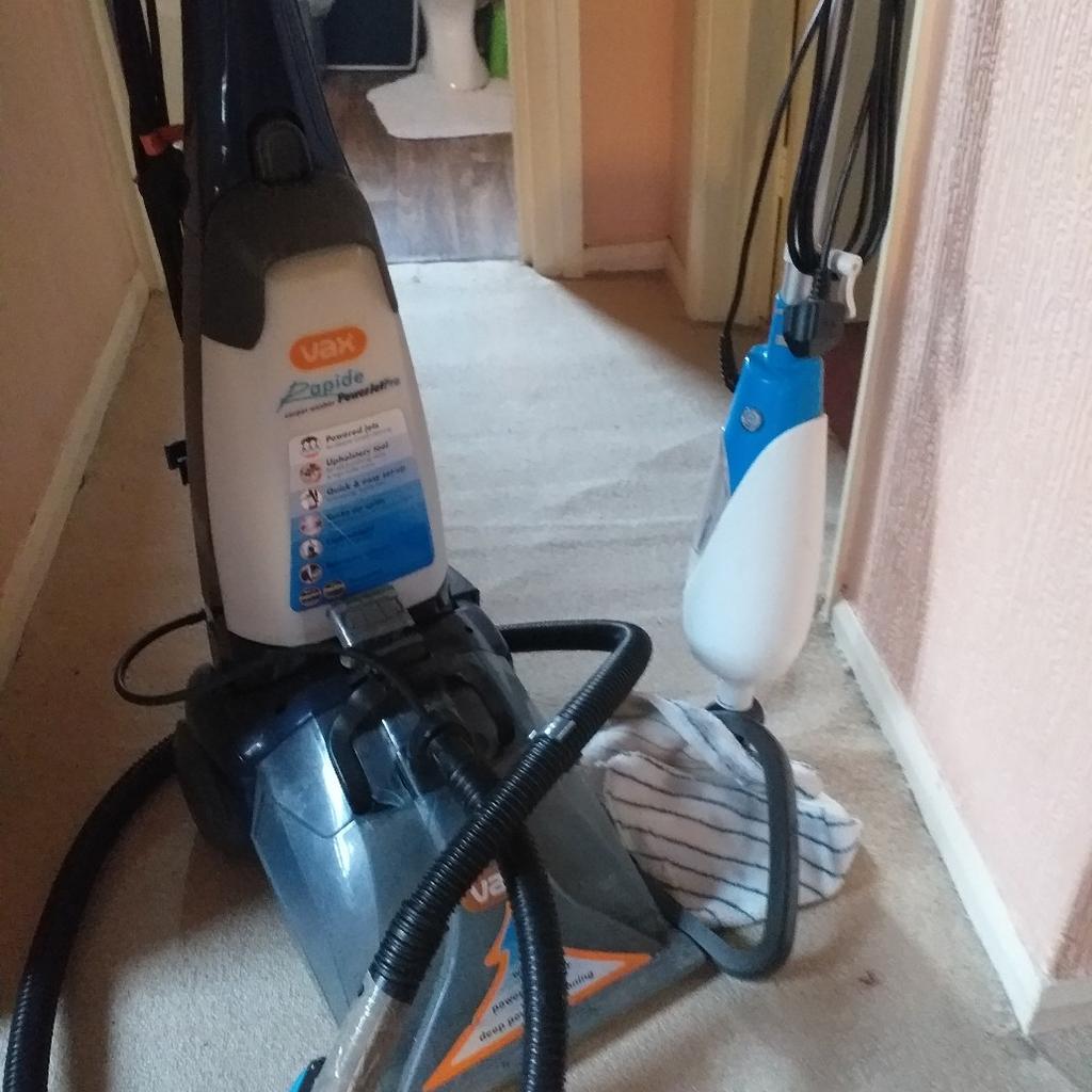 vax carpet washer cleaner and steam mop in B64 Sandwell for £30.00 for