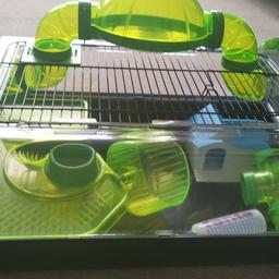 Hamster cage
57cm long and 37cm wide