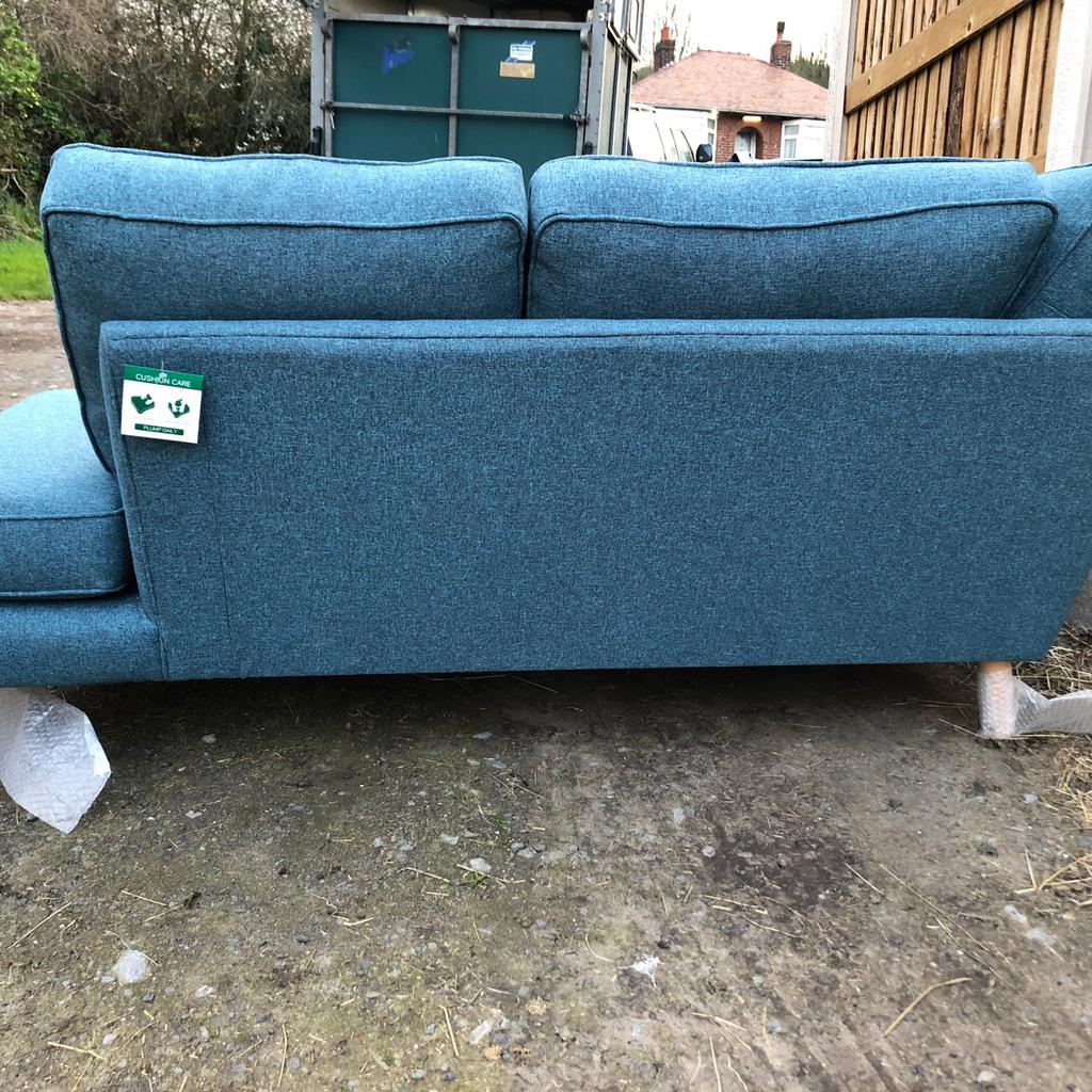 DFS French Connection Zinc Corner Sofa Teal in Gwespyr for £800.00 for