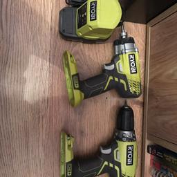 one 18v drill and one18v Impact driver plus Battery and charger.

Free collection from North London