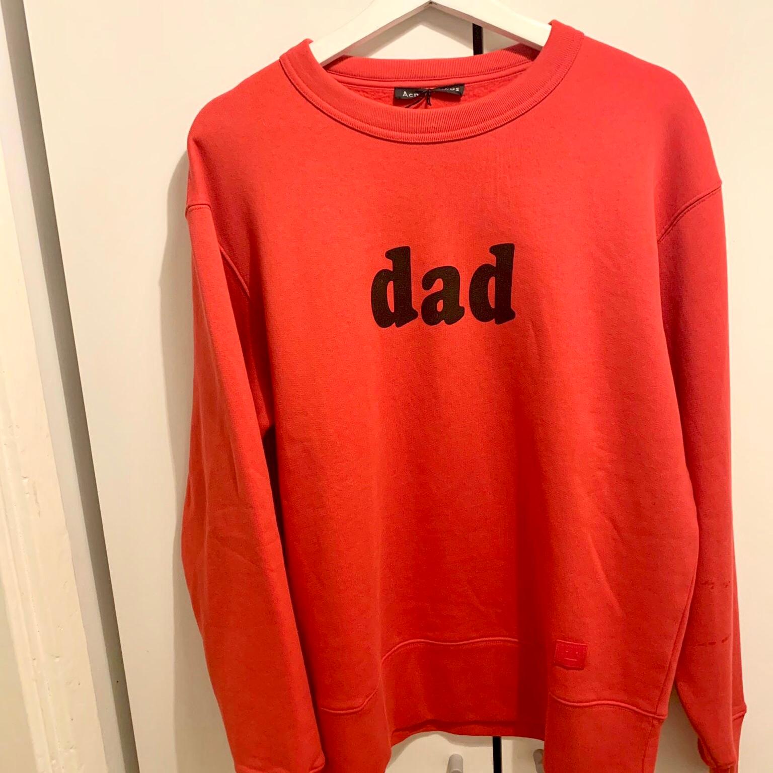 Acne dad clearance sweatshirt