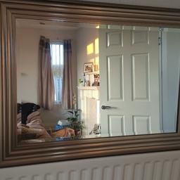 nice mirror .pewter  .3ft x2ft 3in