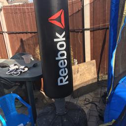 Freestanding MMA punch bag and gloves  
90.00 Ono buyer to collect comes with a cover