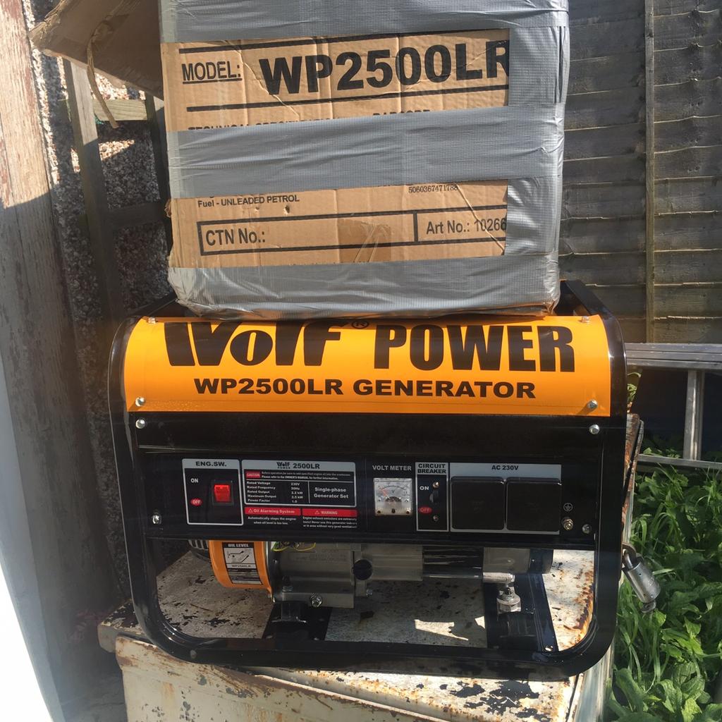 Wolf petrol generator new in box in SE9 Greenwich für 200,00 £ zum ...