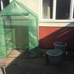 Plastic Greenhouse ideal for putting small plants in.