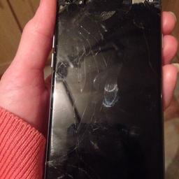 Selling my broken I phone 6. Screen smashed.  I dropped it in a puddle so they may be water damage.