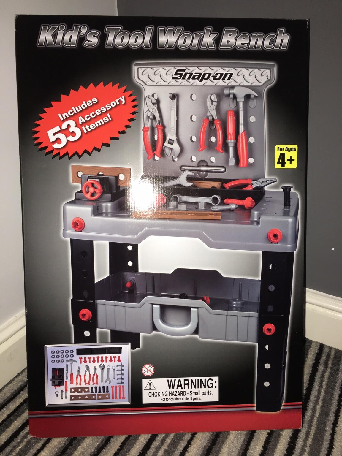 Snap on store kids work bench