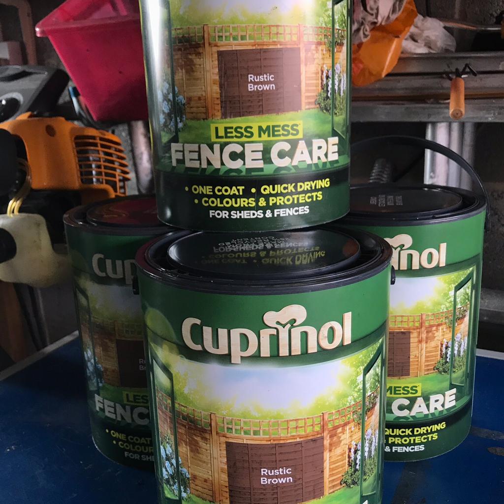 Cuprinol Rustic Brown Fence Paint in BD6 Bradford for £15.00 for sale