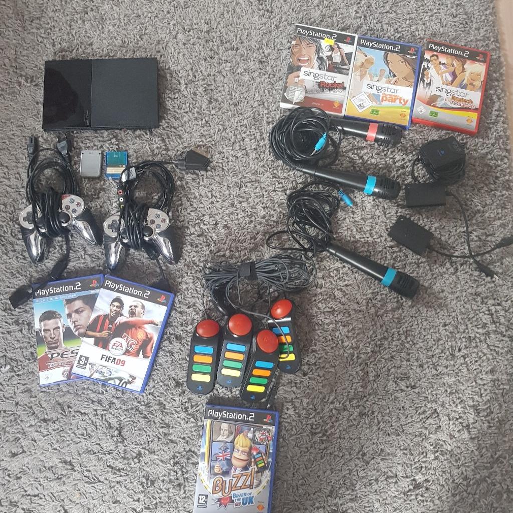 Playstation 2 Paket mit Singstar und Buzz in 08132 Mülsen für 65,00 ...