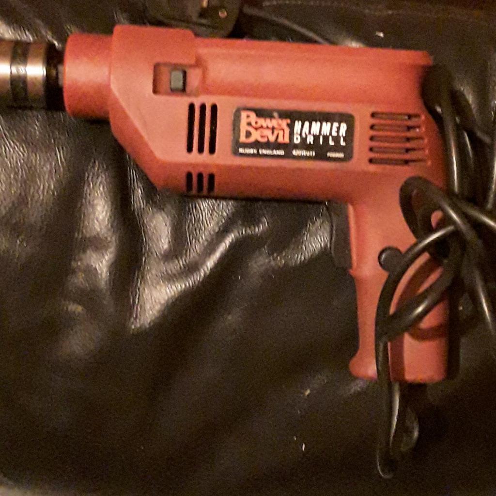 Power Devil hammer drill 420 watt £20 in B45 Birmingham for £15.00 for