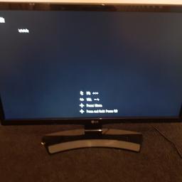 It all works perfect, very good quality, selling as just upgraded and its basically brand new. Full HD 22inch LG TV. Great for gaming and watching your favourite shows. Collection only!! Need gone by today