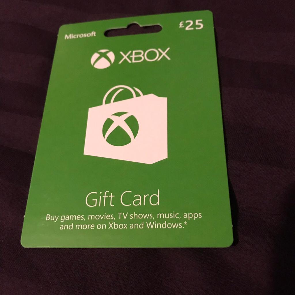 25 pound store xbox gift card