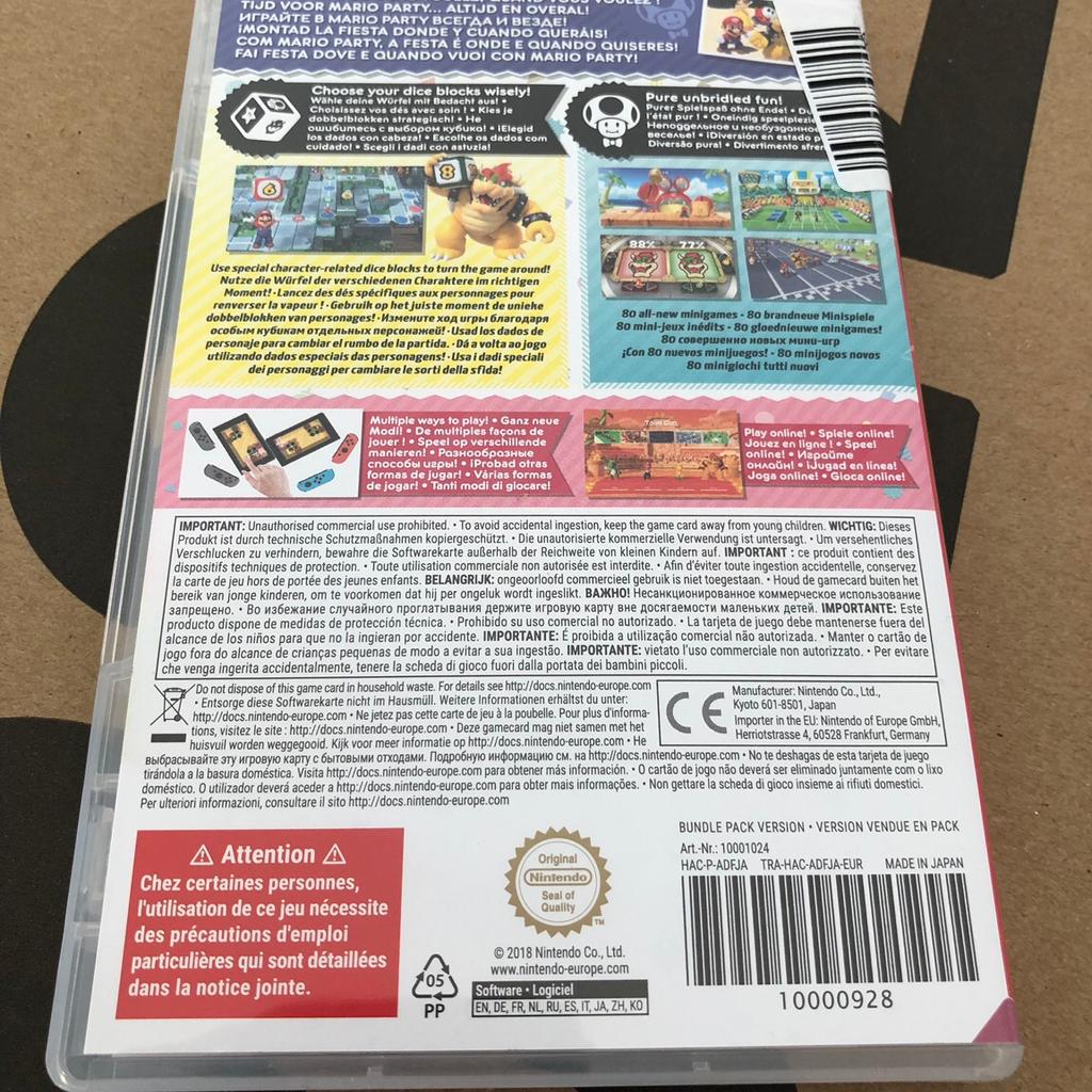 Nitendo Switch Super Mario Party in 44623 Herne for €33.00 for sale Shpock