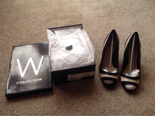 Buy & Sell West Midlands Birmingham - Photos for Black/cream wallis shoes size 6