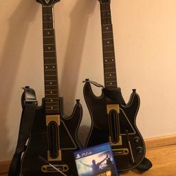 Verkaufe Guitar Hero Set mit Spiel und 2 Gitarren!

Preis excl. Versand! Abzuholen in 4910 oder 4614!